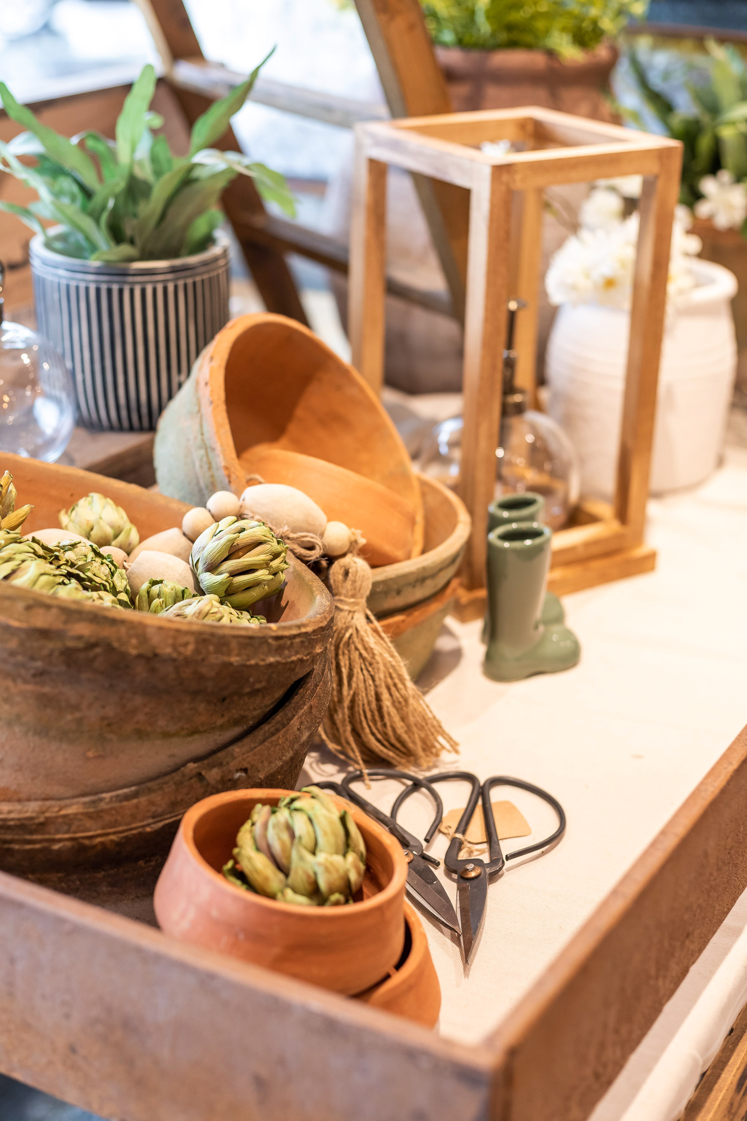 Natural home decor, gifts, and greenery